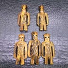 Natural Tiger Eye Stone Quartz Crystal Carved Groot Treeman Healing Decorate 1pc