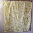 1960s Hygiene Brand Yellow Flowers Shower Curtain