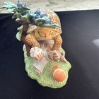 Lenox Fruitful Pursuit Box Turtle Porcelain Handmade Figurine  read