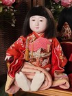 Three Antique Japanese Ichimatsu Girl Dolls 1940s 17   one Needs Restoration 