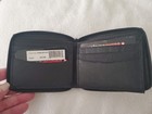 Alpine Swiss Zipper Bifold Wallet For Men Women Rfid Protected Genuine Leather