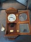 Vtg  D a Oak Centennial Wall Clock  Key Wind With Pendulum