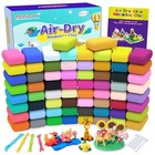 Air Dry Clay Colors  Modeling Clay For Kids  Diy Model Magic Clay  Molding 66