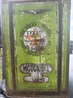 Texaco Vintage Motor Oil Light 5 Gallon Green Metal Advertising Can Gas   Oil
