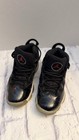 Nike Boys 1y Air Jordan 6 Rings 323432-063 Black Leather Basketball Sneakers T28