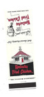 Kentucky Fried Chicken   Matchcover           Colonel Sanders