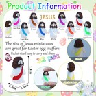 32 Pcs Little Jesus Figures Easter Mini Rubber Toys To Mix-10 Color 