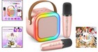 Astonishing Sound Mini Karaoke System With Colorful Lights   Long Battery Life