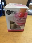 Beauty Secrets Dip Kit Powder Acrylic Nail Color System Pink  Black  Nude 