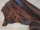 5-6oz Brown Pull-up Oil    Tan    Leather Hide Smooth Panel sheet craft 12x12-12x24 