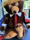 Donald Trump Trumpy Teddy Bear Original Authentic Deluxe 22  Plush Flag Pouch