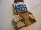 Vintage Andis Master Steel Clipper Blade Replacement Set - Original Box