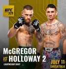 Ufc 329 Mcgregor Vs Holloway Fight Night Mma Poster Set