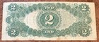 1917  2 Two Dollar Bill Large Size Red Seal Legal Tender United States Note