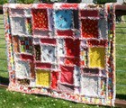 The Twisted Rag Quilt Pattern  With A Unique Rag Quilt Finish
