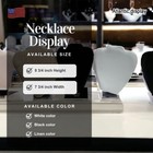 Necklace Jewelry Display Easel Stand Necklace 8 3 4  Inch  3 Style Available 