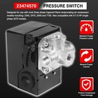 Pressure Switch 23474570 For Ingersoll Rand 5 Hp Reciprocating Air Compressor