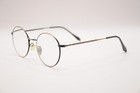 Ottoto 35-000420 Waterloo Round Eyeglass Frames Black brown 53-20-140 New 
