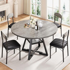 Round Dining Table Set For 4  Kitchen Table And Chairs For 4  Circle Table Round