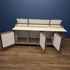 Arctic Air App94r 94  3 Door Refrigerated Pizza Prep Table  scratch   Dent 9226 