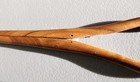 Vintage Antique Wood Glove Stretcher Varnished Unsigned Hinged 7 5 