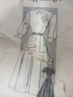 Vtg 50 s Mail Order 3779 Frock Dress Sewing Pattern Women Junior Miss Sz 11