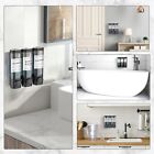 Shampoo And Conditioner Dispenser shower Soap Dispenser 3 Chamber No Drill Wall