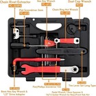 18 Piece Bicycle Repair Tool Kit W  Torque Wrench Mountain Road Bike Maintenance