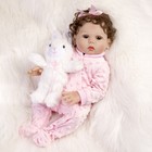 Full Body Silicone Vinyl Lifelike Reborn Dolls Realistic Newborn Baby Girl Gift