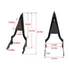 28  Tall Passenger Backrest Sissy Bar For Harley Road King Street Glide 2009-25