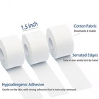 Athletic Tape White Sports 1 5 Inch 30 Feet 3 Rolls 30 Feet  