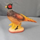 Ceramic Pheasant Bird Figurine Statue Marked O wmc C-6009-c Bird Decor