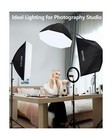 Skytex Softbox Lighting Kit 3pack  20x28in Soft Box   135w 5500k E27 Bulb Con   