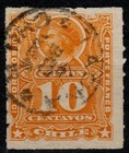 Chile 1885 Sc 29 Ruleteado Columbus 10c Tacna Cancel-no Shipping To The Us
