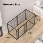 47 2  Dog Crate   Playpen - Indoor outdoor Pet Kennel For Small To Large Dogs