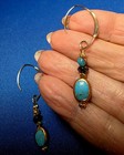 Sundance Catalog Sterling Silver Turquoise spiny Oyster Drop Earrings- Nwt