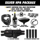 Maddog Tippmann Cronus Basic Silver Hpa Paintball Gun Starter Package Black Tan