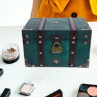  Vintage Treasure Wooden Chest With Lock Decorative Storage Treasure Chest