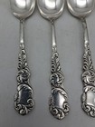 Sterling Inlaid Lot Of 4 Spoons Silverware