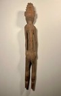 Rare Vintage Papua New Guinea Hand Carved Wooden Figurine Statue 23 