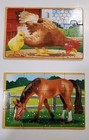 Melissa   Doug Farm Animals 4-in-1 Wooden Puzzles In Storage Box  48 Pcs Total 