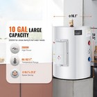 10 Gallon Electric Water Heater Instant Hot 1 6kw Led Display For Shower