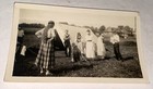 Rare Antique Vintage American Blindfolded Outdoor Games Snapshot Photo  C 1910 s