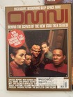 Vintage Omni Magazine Lot  Star Trek More   7 Magazines