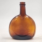 Vinol Embossed Amber Medicine Bottle 6 75  Tall April 1898 Patent Rare Antique