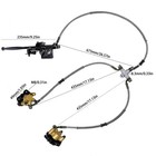 Go Kart Disc Brake Kit 4 Lug Front Hubs Spindles For 110cc 125cc 150cc 200cc