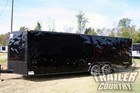 New 2026 8 5x24 V Nose Enclosed Cargo Car Trailer Toy Hauler W  Blackout Package