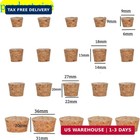 20 Pack 4 Sizes Cork Stoppers  Corks For Wine  Natural Cork Stoppers For Glass B
