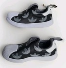 Adidas Superstar 360 Originals Boys Kids Sneakers Gray White Black Size 2 U s 