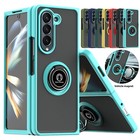 Shockproof Case For Samsung Galaxy Z Fold 5 Fold 4 3 Magnetic Ring Cover Rugged